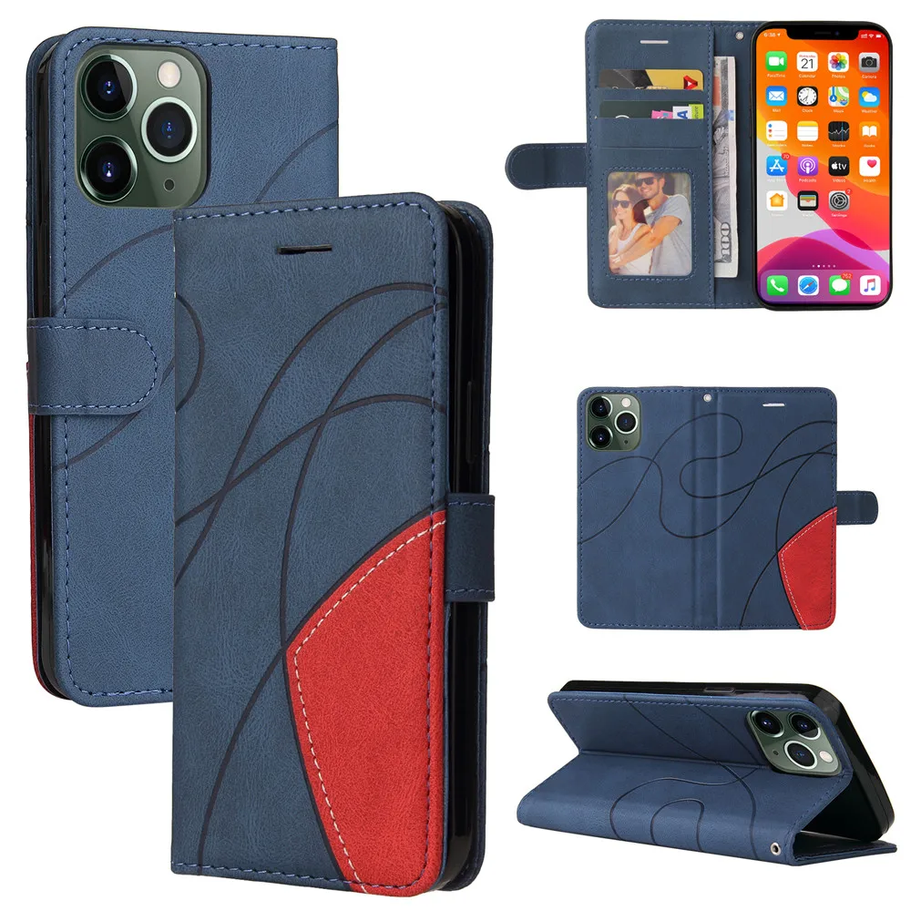 Leather Flip Cover iPhone Case