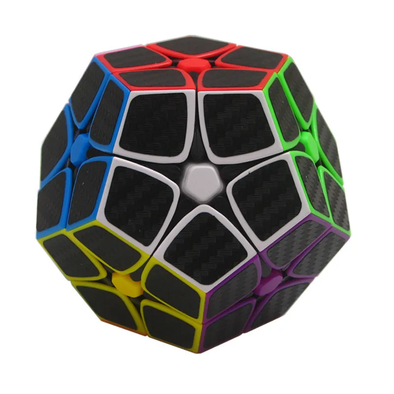 Zcube углеродное волокно 4x4x4 5x5x5 Пирамида 2x2Megaminx 3x3Megaminx перекос магический куб ультра-гладкая скоростная Головоломка Куб детские игрушки подарок