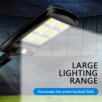 

Outdoor Solar LED Street Light waterproof Wall Lamp PIR Sensor Human induction COB Garden Square Highway Road lamp