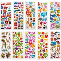 3D Stickers for Kids Toddlers 20/8 Different Sheets 3D Puffy Bulk Sticker Cartoon Education Classic Toy Children Boys Girl Gifts 2