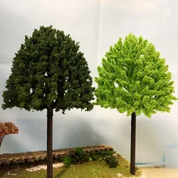 HO Scale Street Tree modelo de simulación Banyan Mini modelo para mesa de arena escena a gran escala planta carretera tren de diseño