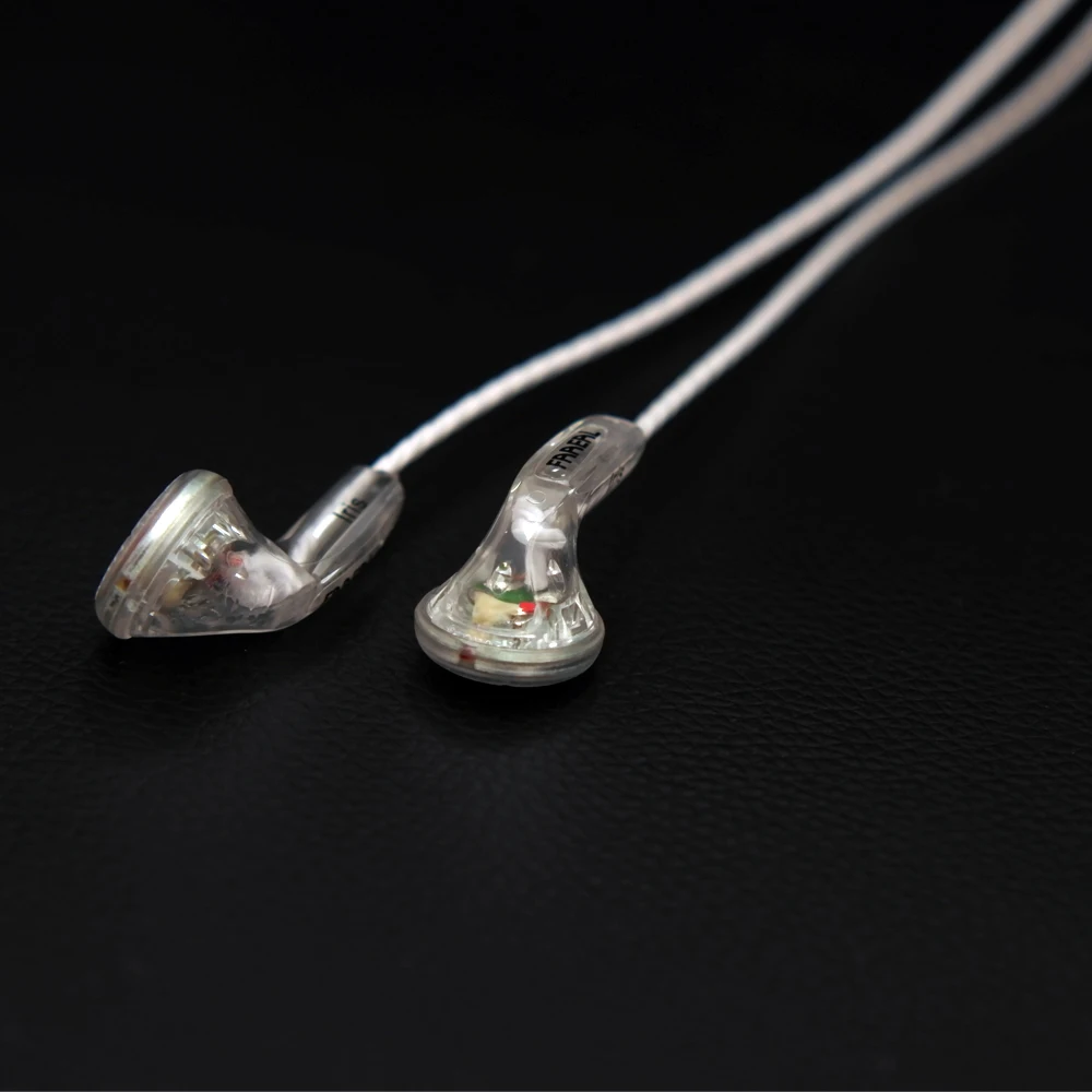 FAAEAL IRIS Transparent Shell 32ohm In Ear Flat Head Earbuds HiFi Bass Sound Quality Earphone For Xiaomi/Huawei/iphone