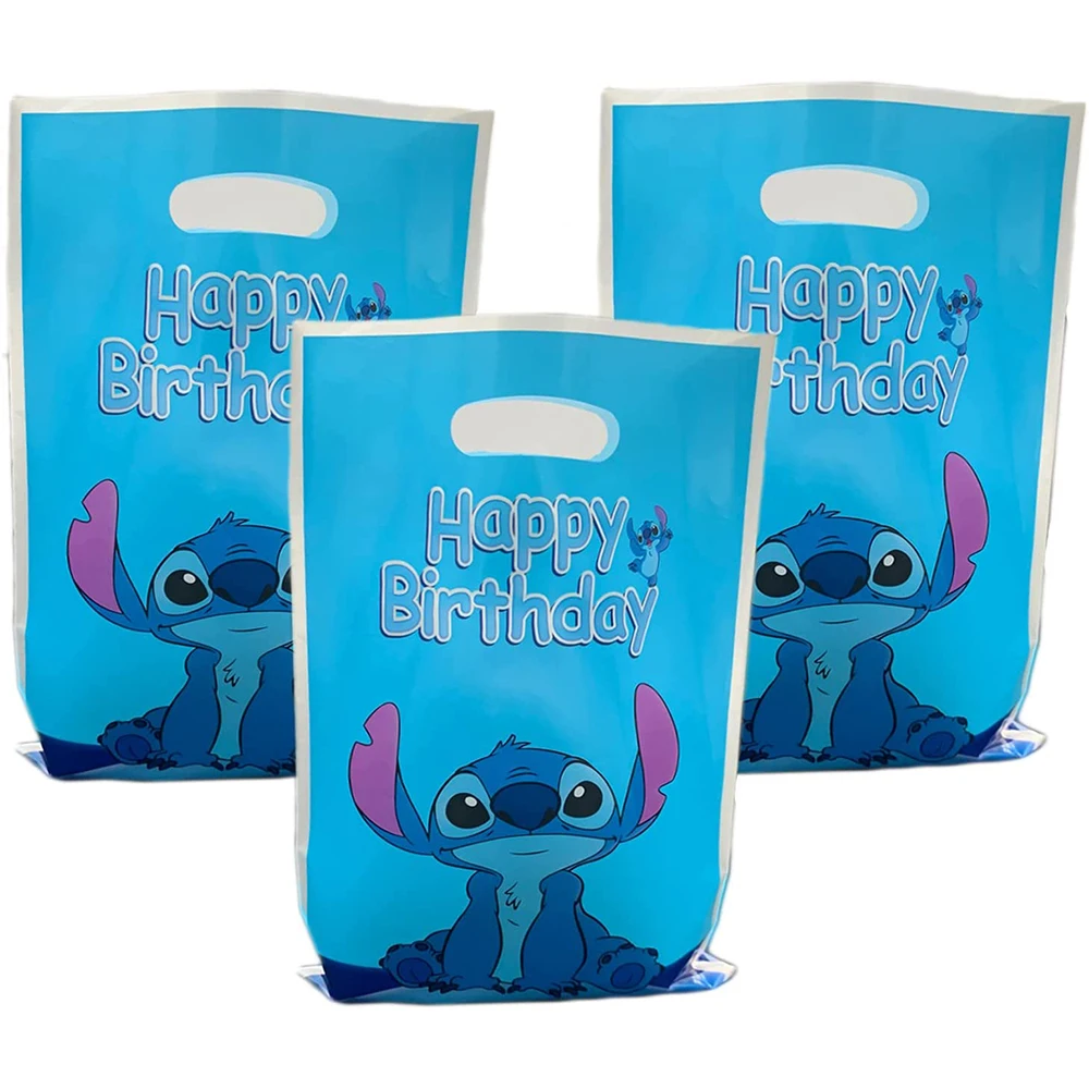 polilla Problema Si Bolsas de regalo de fiesta de Lilo y Stitch para niños, bolsas de dulces,  suministros de fiesta de cumpleaños, decoración de fiesta de Navidad para  niños y niñas, Baby Shower|Decoraciones DIY de