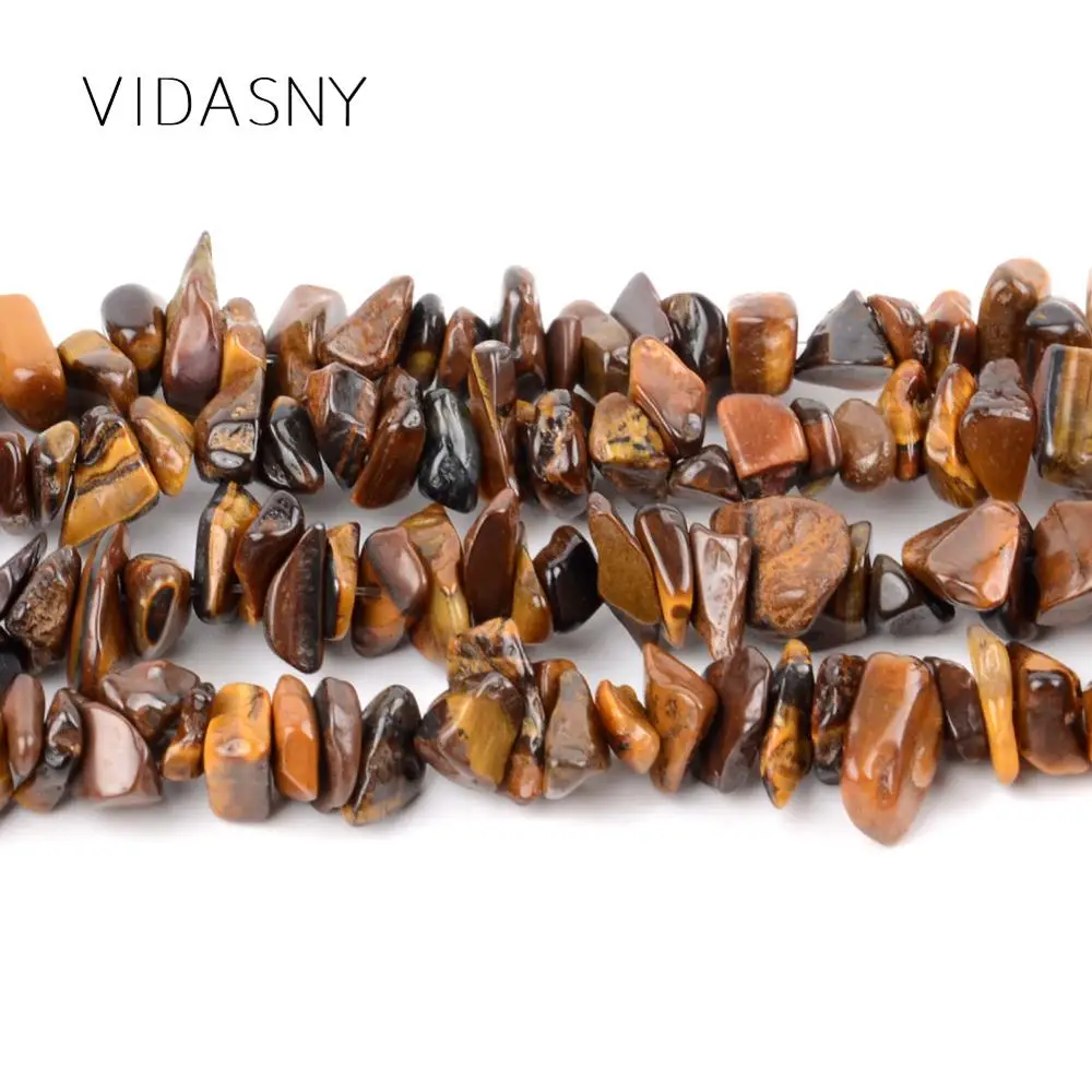 yellow tiger eye chip beads natural gemstone chip beads chip beads 4x8mm irregular pebble nugget chips beads tiger eye tiger eye chips