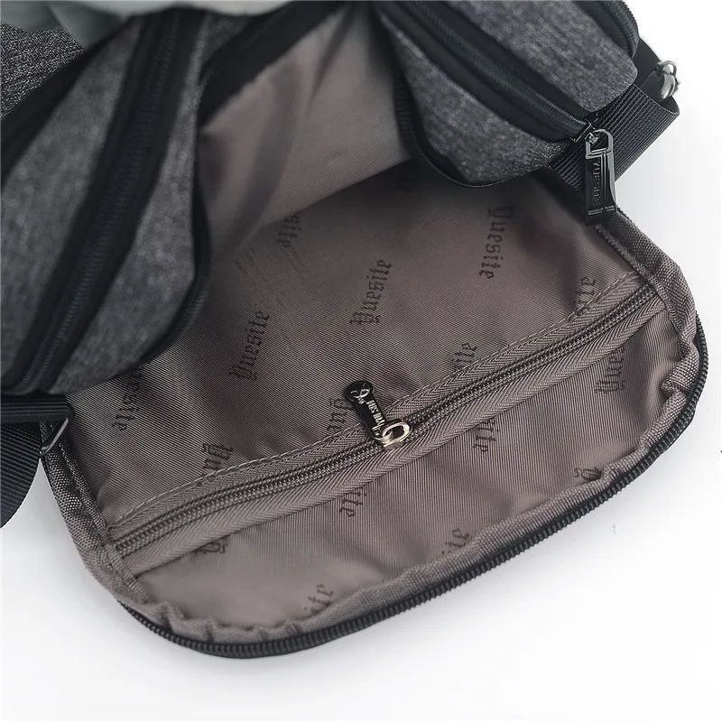 

New MEN'S Bag Shoulder Bag Fashion Simple One-Shoulder Backpack Men's Korean-style Casual Travel Business Travel Shoulder Bag