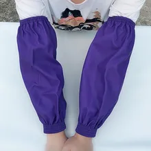 Водонепроницаемые кожаные манжеты для мужчин и женщин, толстые кухонные маслостойкие рукава, ПУ рабочие, бытовые, износостойкие, кухонные, моющиеся, Dishe