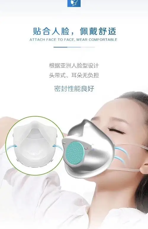 

Replaceable Mask with 14pcs filler One month use masks Protective Mask anti-virus Masks