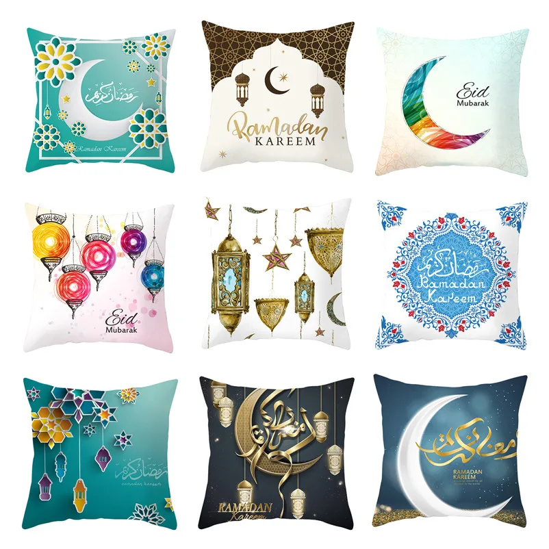 Декорированные гобелены Eid Mubarak/скатерть наволочка мусульманская модель товары