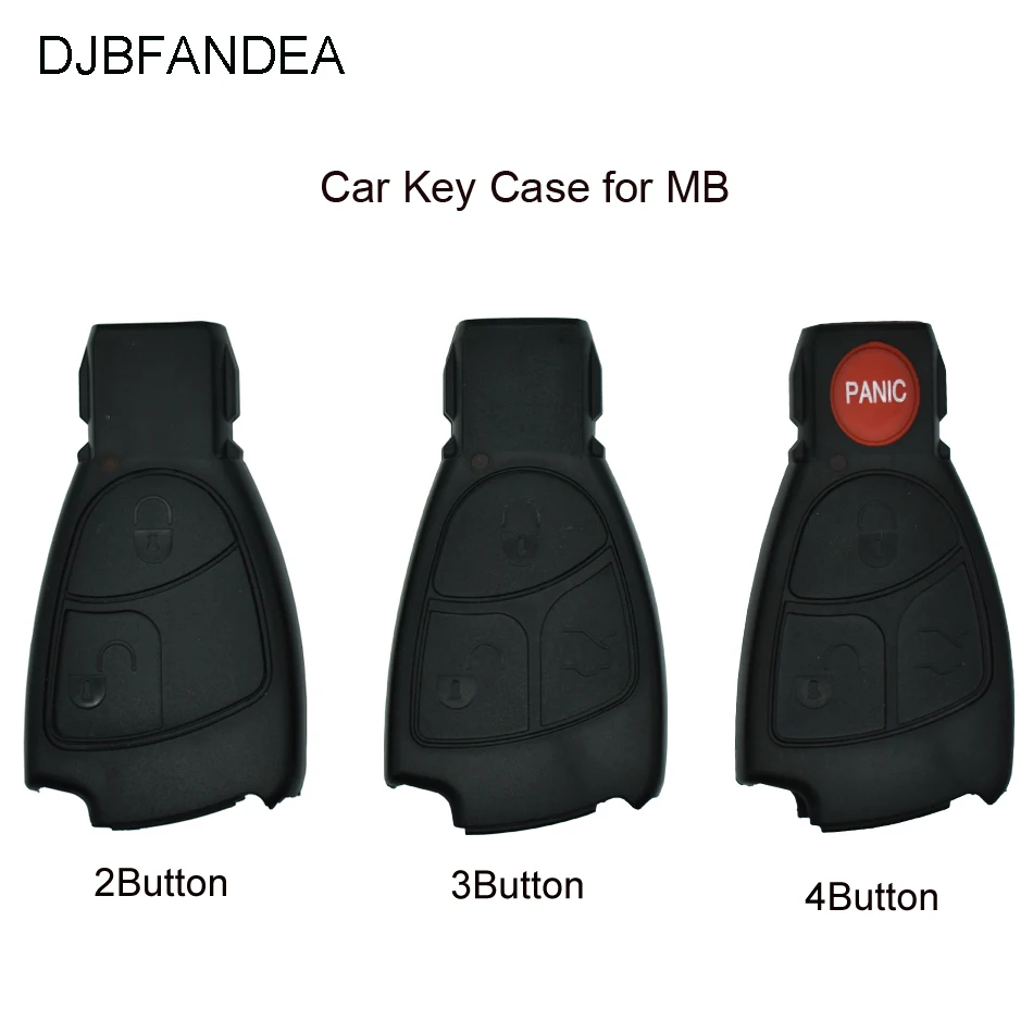 DJBFANDEA 2/3/4 Кнопка смарт-Брелок чехол для MB Mercedes Benz C E ML S SL SLK CLK AMG удаленный ключ