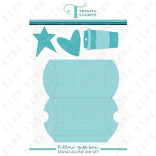 

Hot Sell Latest Pillow Gift Box Metal Cutting Dies Diy Handmade Greeting Card Scrapbook Diary Gift Decoration Embossing Template