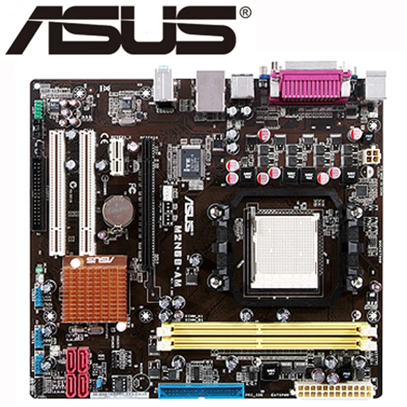 Asus M2n68am Motherboard For Nvidia Nforce630a For Socket Am2/am2
