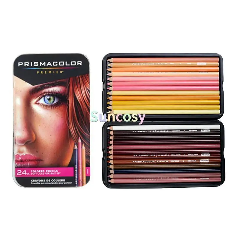 PRISMACOLOR Professional Oily Colored Pencils 24/48/72/132/150 Colors Lapis  de cor Colored Pencil Drawing School Office Supplies - AliExpress