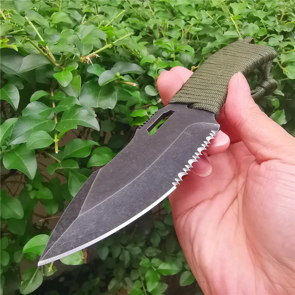 8CR13MOV Steel Sharp Wilderness Knife Straight Knife Fixed Blade Knife