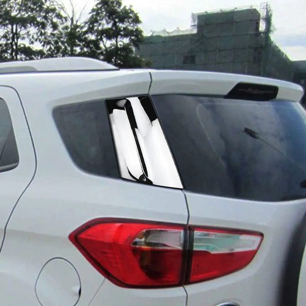 Zlord ABS Хромированная внешняя задняя защитная боковая крышка для Ford EcoSport 2013 аксессуары