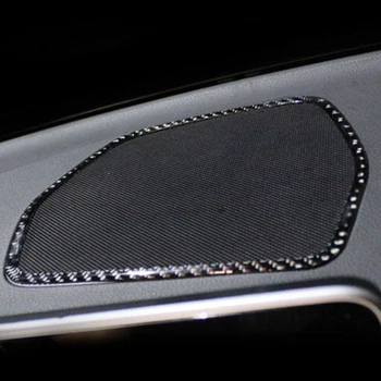 

For Mercedes Benz C Class W205 C180 200 260 GLC Car Styling Stickers Center Control Console Dashboard Speaker Trim Frames Cover