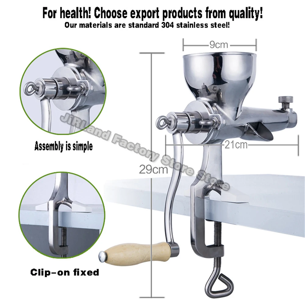 Stainless steel manual juicer Meat, fruit, vegetables, wheatgrass press Household kitchen tools  Hand - operated juice machine 4