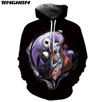 

nightmare before christmas 3d Hoodies Men Women Sweatshirts Fashion Pullover Trackusits Casual Pocket Plus Size XS 6XL 7XL