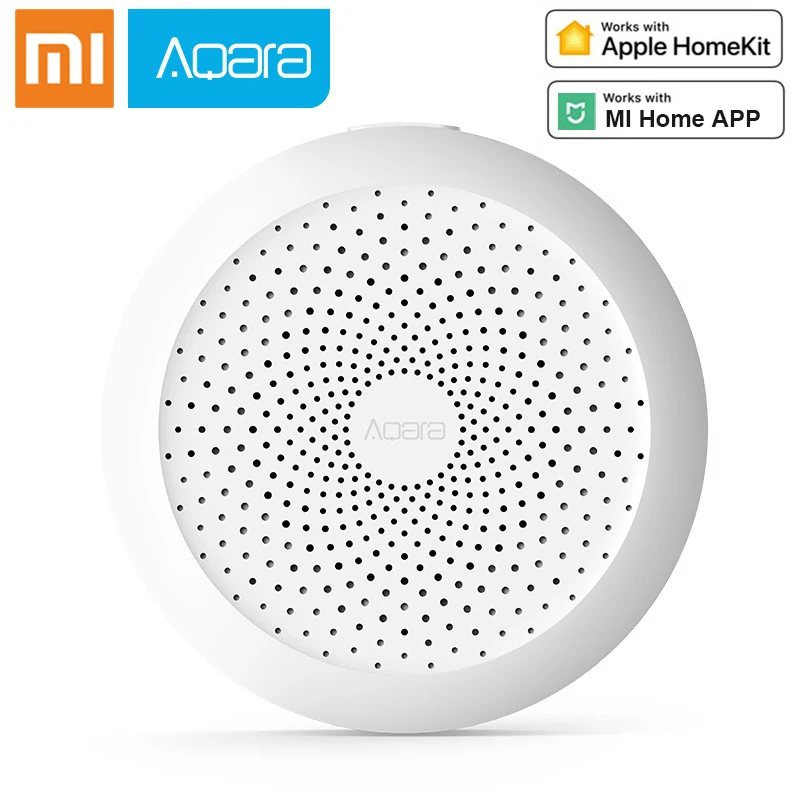 

Original Xiaomi Mijia Aqara Hub Mi Gateway With RGB LED Nitht Light Smart Home Control Center Global Edition For Apple Homekit