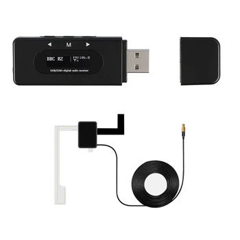 

Car DAB Digital Radio Receiver USB FM Transmitter o Broadcast Adapter