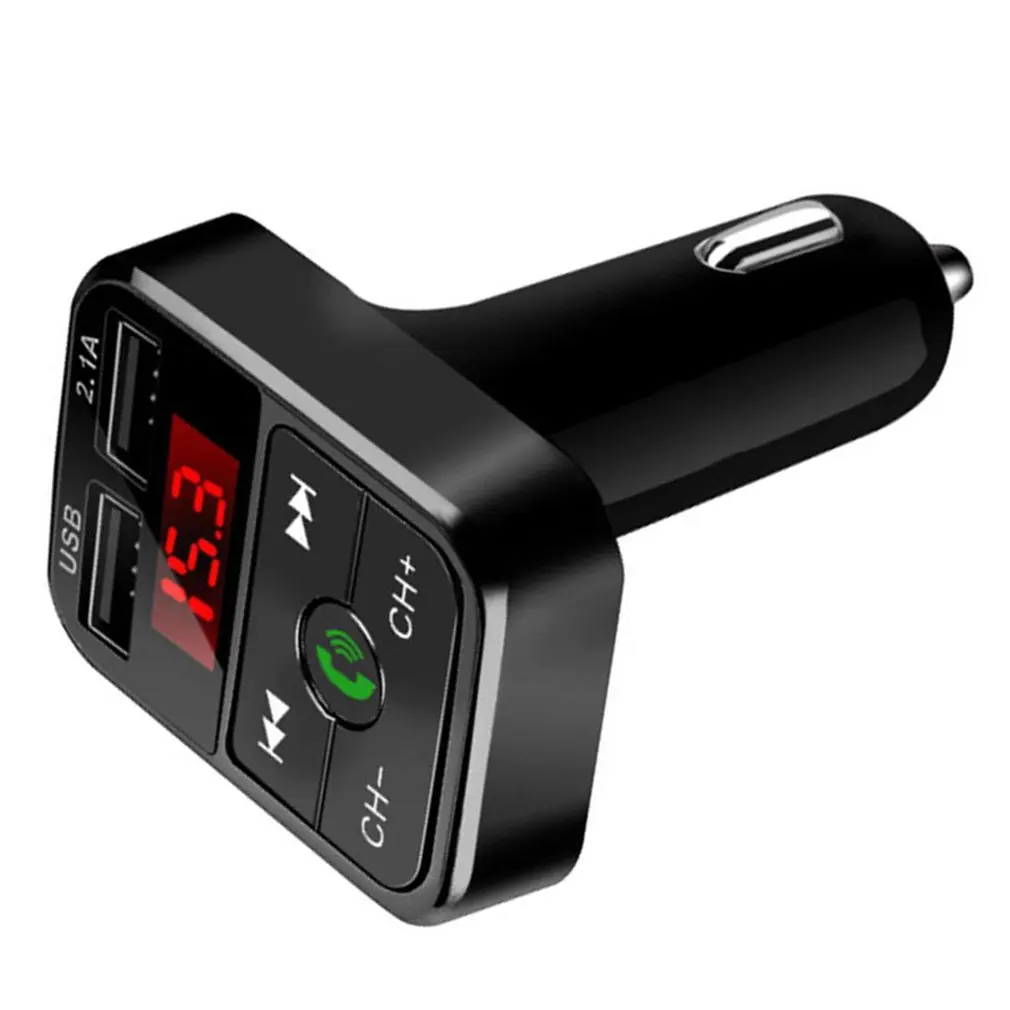 Bluetooth 4,2 MP3 плеер Handsfree автомобильный комплект fm-передатчик Поддержка TF карта U диск QC2.0 3.1A Быстрая Двойная USB Зарядка адаптер питания