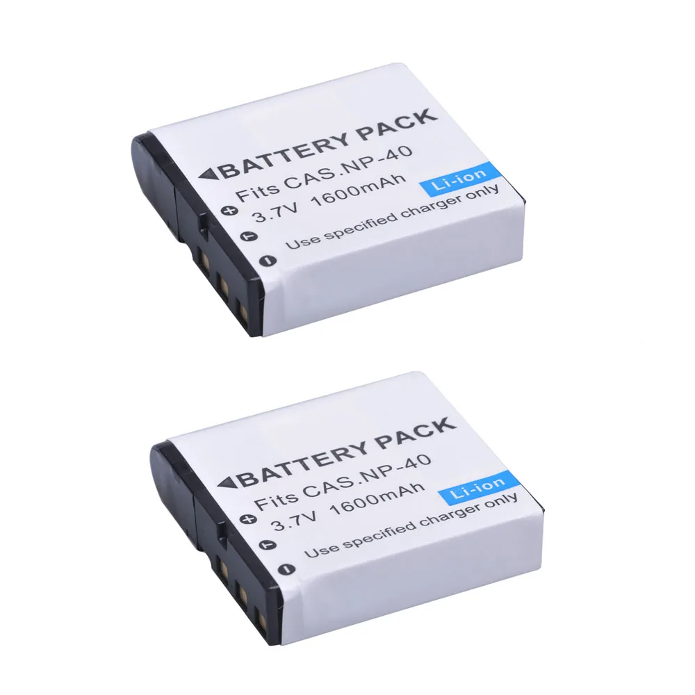Аккумулятор NP40 для Casio 1600 мА/ч батарея Z40 Z50 Z55 Z57 Z400 Z750 Z850 FC100 FC150 FC160S P505 P600 P700 Z300 Z600