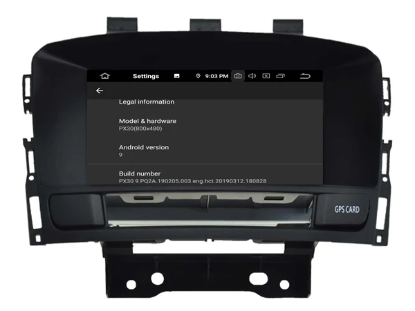 Excellent AVGOTOP Android 9.0 4GB+64GB CAR DVD PLAYER for OPEL ASTRA J IPS HD Screen NAVIGATION 9