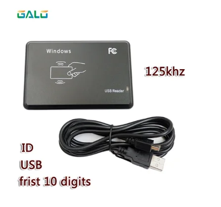 IC ID двойной частоты RFID считыватель EM4100 USB Бесконтактный считыватель USB порт чувствительность Смарт-карта применима для безопасного доступа contro - Цвет: ID first 10