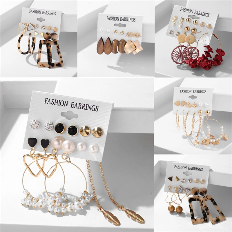 Earrings Set drop earrings dangle earrings flower earrings For Women