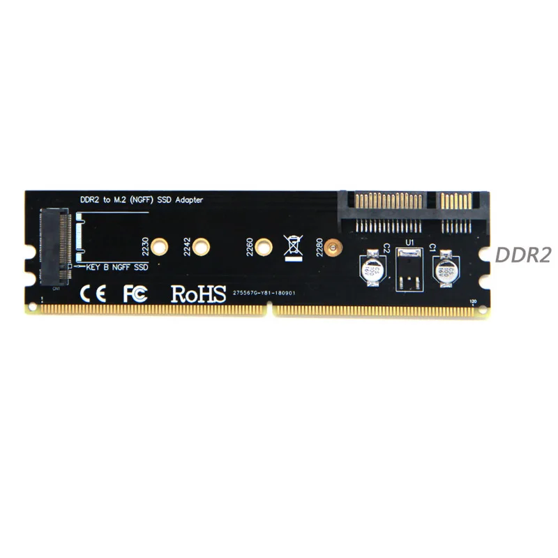 DDR3 DDR4 DDR2 для M2 ssd-адаптер M.2 NGFF B ключ карты расширения SATA 15Pin Мощность+ SATA 7Pin данных Порты и разъёмы Поддержка 2242 2260 2280 M.2 SSD - Цвет: Белый