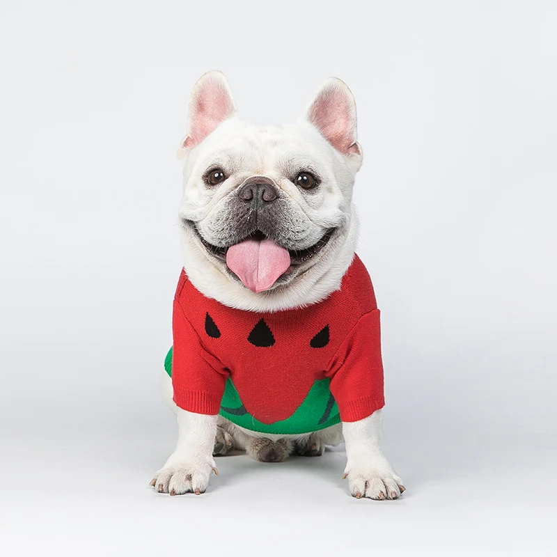 

Dog Clothes Elk Sweater For French Bulldog Corgi Pug Dog For Small &Medium Pet Spring & Autumn Costume Sweater