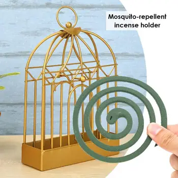 

Retro Old Mosquito Incense Rack Wrought-Iron Portable Anti Slip Home Decor