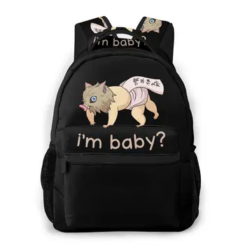 

Baby Inosuke New Pattern knapsack Kimetsu no Yaiba Teens Books Backpack