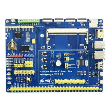 

Waveshare for Raspberry Pi Compute Module 3+ Accessory Pack Type A CM3+ IO Board DS18B20 IR Remote Controller (US Plug)