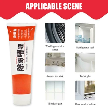 

120ml Mildew Remover Gel Wall Floor Mold Stain Cleaner Stain Remove Cleaner UD88