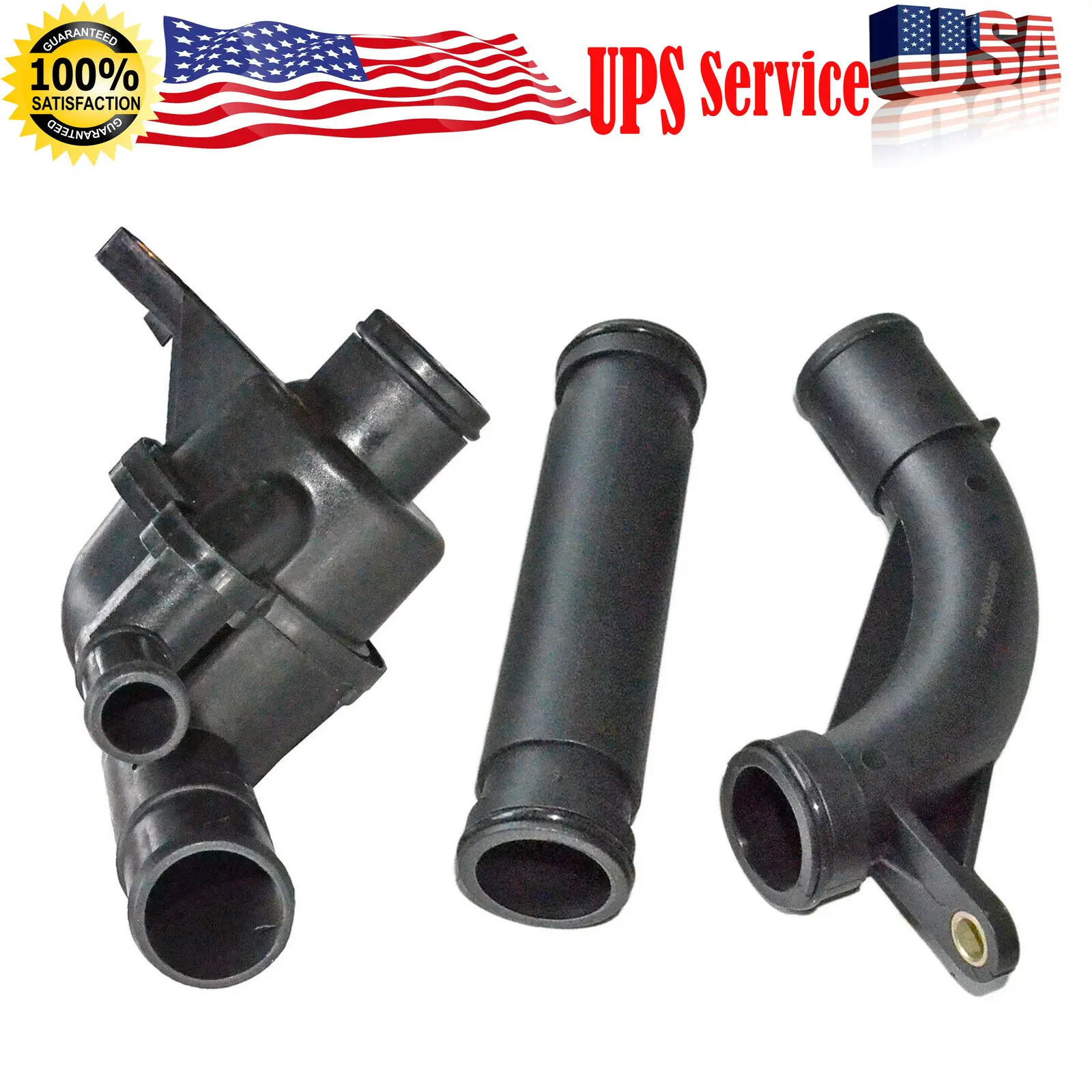 Thermostat Housing Kit Mk4 24v VR6 70C Low Temp Genuine VW, 47 OFF