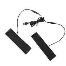 1 пара Складная Походная нагревательная ткань моющаяся вставка прочная электрическая зимняя стелька теплая USB перезаряжаемая прогулочная самоклеящаяся