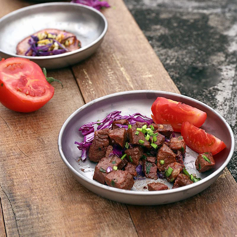 Столовая посуда из чистого титана контейнер для еды кемпинга и пикника 150 мл 105 мм