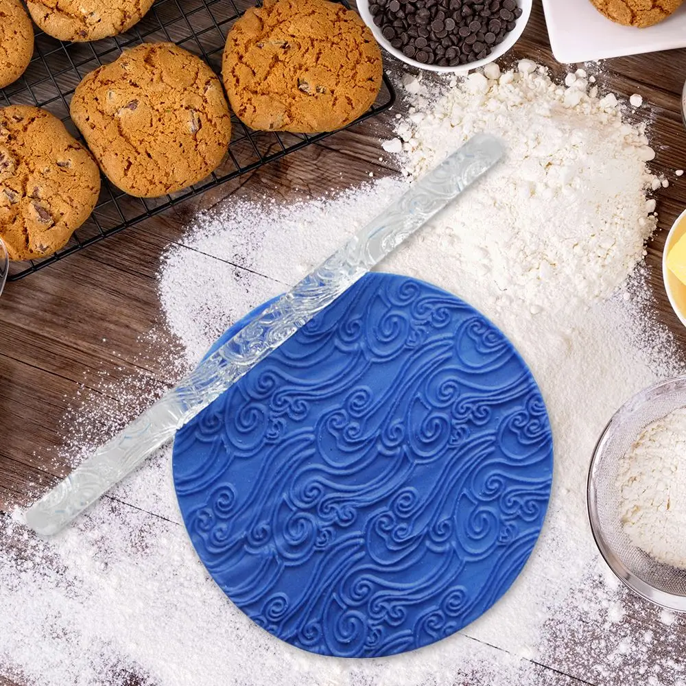 1 шт Мини акриловая Скалка Fondant (сахарная) Ролик Длина выпечки грубые глины пиццы
