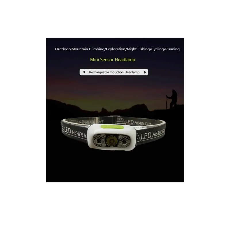 

10000Lm Rechargeable LED Headlamp Body Motion Sensor Headlight Camping Flashlight Head Light Torch Lamp With USB