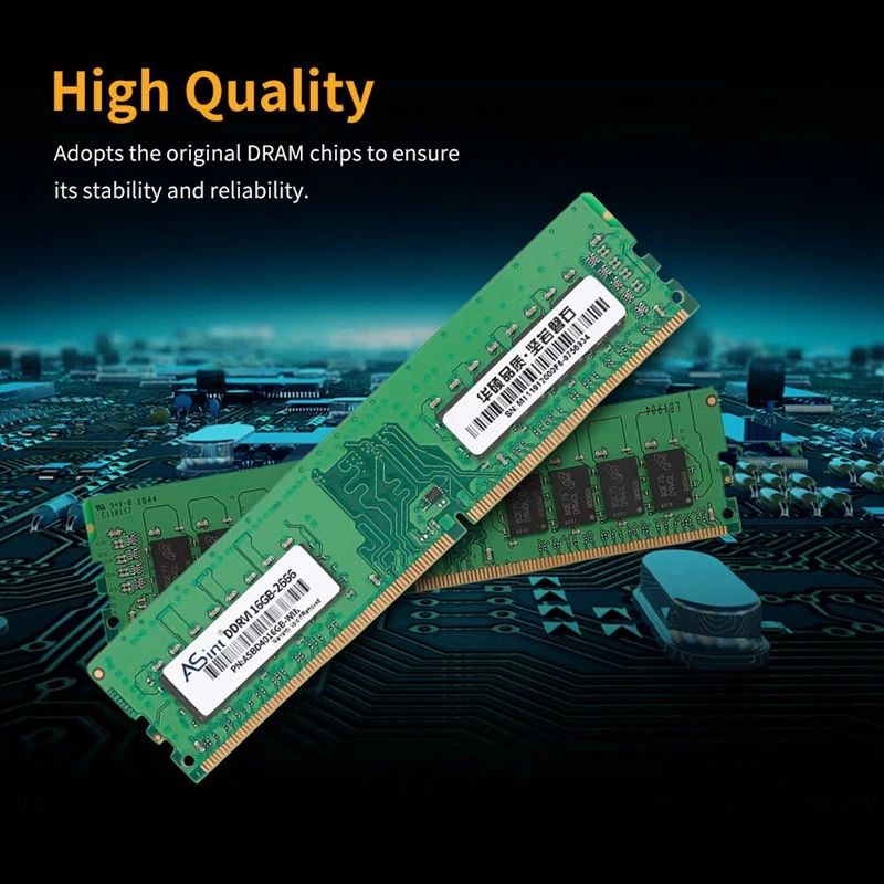 ASint DDR4 16GB PC Ram 2666MHz настольная память 288 Pin низкая мощность Dimm и компьютерные компоненты