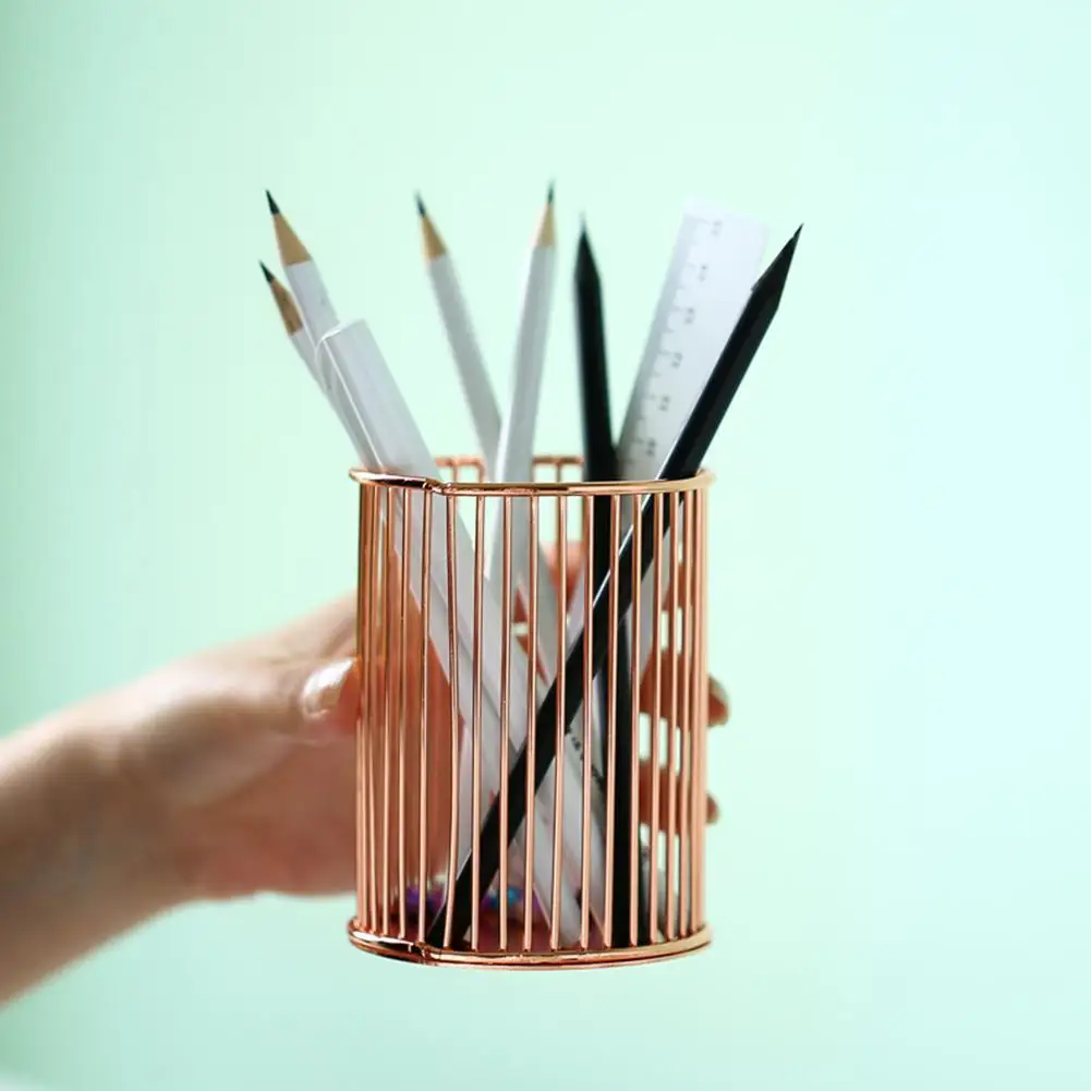 Настольный кованый держатель ручки в скандинавском стиле офисный стол хранение