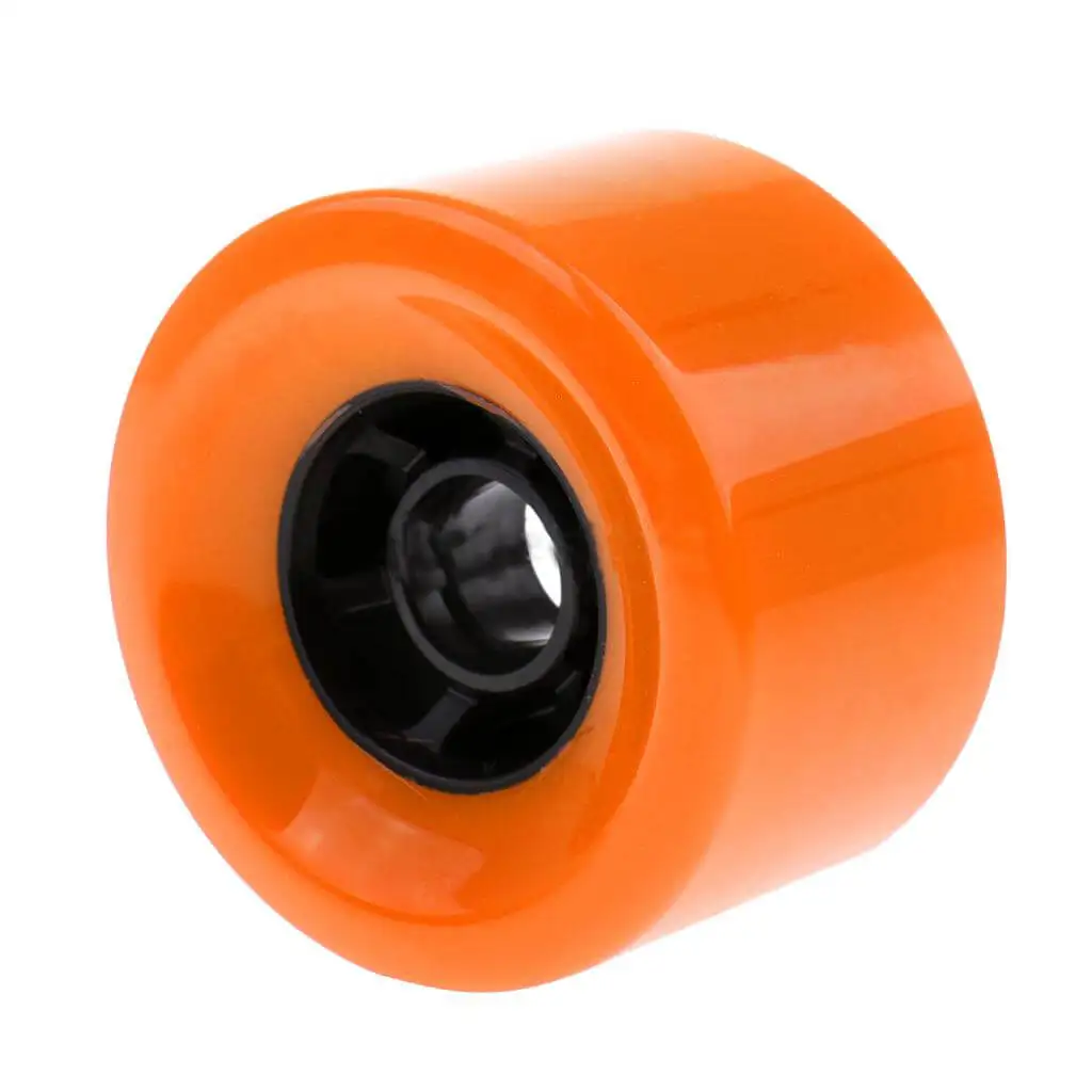 4pcs Skateboard Wheels Pro Road Racing Longboard Wheel~Red & Black & Orange 83mm 