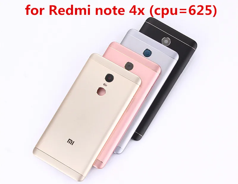 Подарок+ для Xiaomi Redmi Note 4X32 GB(Snapdragon 625) Запасные части задняя крышка батарейного отсека+ боковые кнопки для замены