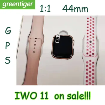 

Greentiger IWO 11 Bluetooth 44mm Smart Watch 1:1 Heart Rate Blood Pressure Camera series 5 GPS Sport Watch VS IWO 8 B57 iwo 9 12