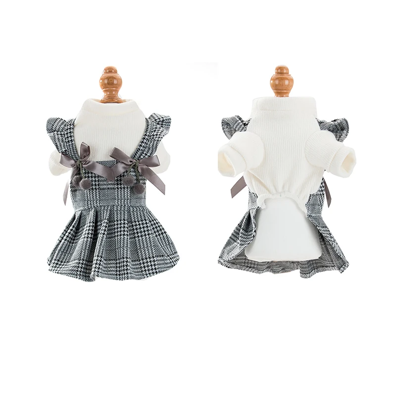 

Hipidog New Arrival Beautiful Warm Winter Plaid Dog Cat Skirt Pet Skirt for Dogs Cats Clothes