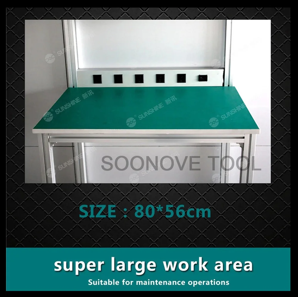  SS-019 Cleaning Room Dust-free Working Room Anti Static Work Table Mobile Repair Room For Phone LCD