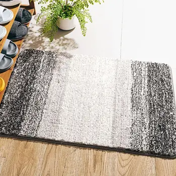 

Gradient Indoor Door Mat Non Slip Bath Floor Carpet Toilet Water Absorbent Rug