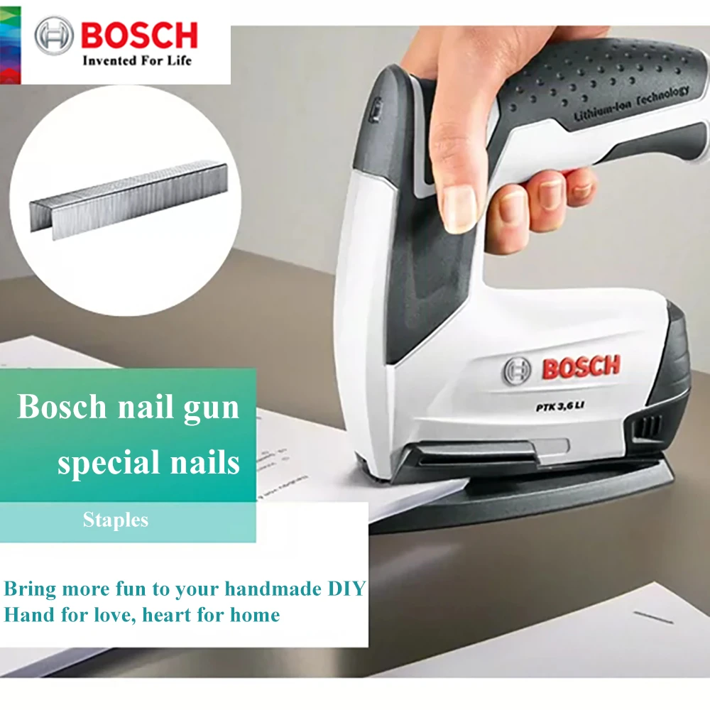 Bosch Nail Gun Needle Home Tools Fine Staples 4/6/8/10mm Electric