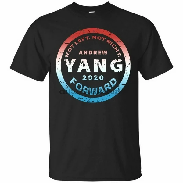 Футболка с коротким рукавом Andrew Yang For President 2020 футболка 21St 30Th 40Th 50Th | Мужская одежда