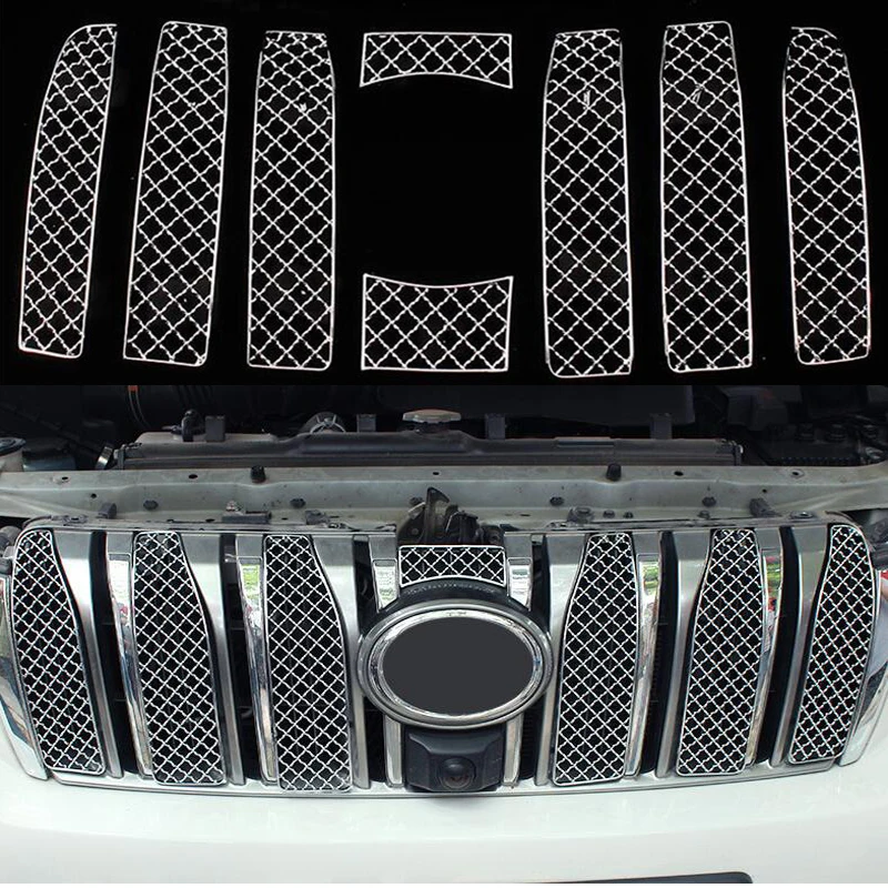 Сетка для защиты от насекомых из нержавеющей стали Toyota Land Cruiser Prado FJ150 FJ 150 2010 2011 2012